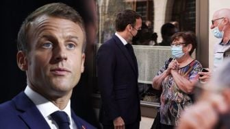 Detik-detik Presiden Emmanuel Macron Ditampar Pria di Tengah Kerumunan