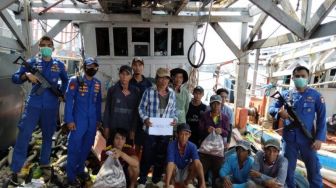 Terima Laporan Kapal Vietnam Masuk Natuna Malam Hari, Ditpolair Gerak Cepat