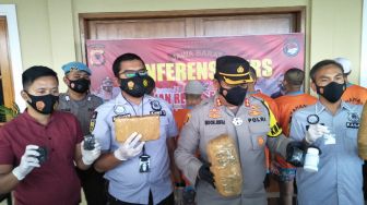 Polres Cianjur Tangkap Pengedar Ganja Jaringan Lintas Pulau, Dikendalikan Napi di Lampung