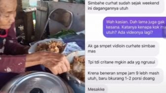 Curhat Nenek Penjual Gudeg, Warung Sepi Berhari-hari, Dagangan Masih Utuh