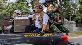 Bupati Bangkalan Ajak Ulama Siaran Keliling Imbau Warga Taat Protokol Kesehatan Covid-19