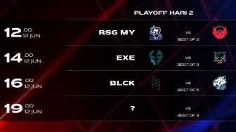 Jadwal MSC 2021: EVOS Legends vs Blacklist Berebut Tiket Grand Final di Playoff Hari Kedua