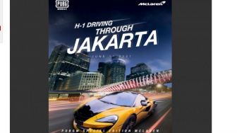 PUBG Mobile dan McLaren Kolaborasi, Supercar 570S Keliling Jakarta Sore Nanti