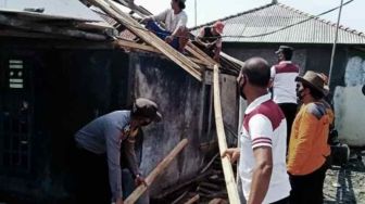 Diterjang Puting Beliung, 11 Rumah Warga Lampung Timur Rusak