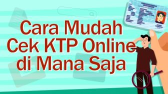 INFOGRAFIS: Cara Mudah Cek KTP Online di Mana Saja