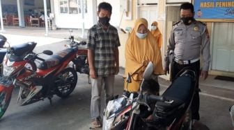 Emak-emak Ini Marahi Anaknya di Kantor Polisi Sebab Kena Razia Balap Liar di Tuban