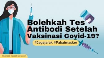 INFOGRAFIS: Bolehkah Tes Antibodi Setelah Vaksinasi Covid-19?