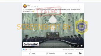 CEK FAKTA: Video Anggota DPR/MPR Turki Baca Al-Qur'an Dulu Sebelum Mulai Rapat?