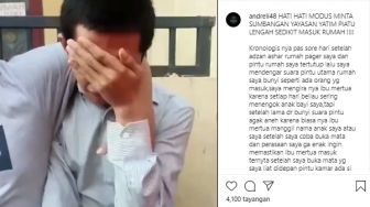 Viral Pemuda Masuk Rumah Warga Tanpa Izin, Dicurigai Maling Berkedok Sumbangan Yatim Piatu