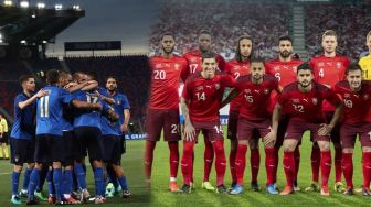 Fakta Kilat Piala Eropa 2020: Italia vs Swiss, Azzuri Incar Tiket ke 16 Besar