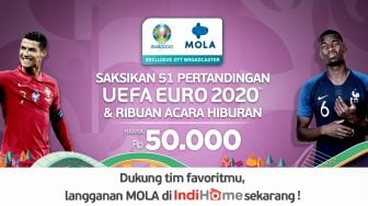 Serunya UEFA EURO 2020 di MOLA, Kini Tersedia di IndiHome TV!