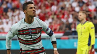 Detik-detik Cristiano Ronaldo Pecahkan Rekor Gol Terbanyak di Euro