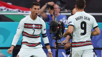 Dua Gol Ronaldo Antar Portugal Tumbangkan Hungaria