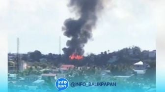 Kebakaran di Gunung Bugis Balikpapan, 40 KK Kehilangan Tempat Tinggal