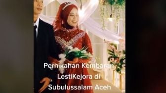 Viral Momen Pernikahan di Aceh, Pengantin Wanita Disebut Kembaran Lesti Kejora