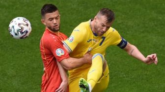 Euro 2020: Tampil Dominan, Ukraina Ungguli Makedonia Utara 2-0 di Babak Pertama