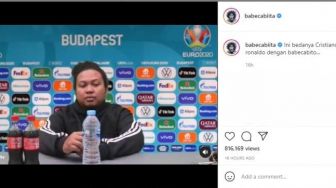 Viral Video Babe Cabita Parodikan Aksi Ronaldo Disorot Jurnalis Italia