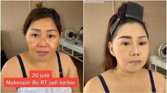 Viral Bayar Make Up Rp 20 Juta, Transformasinya Flawless Bagaikan Barbie!