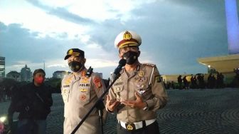 Kasus Covid-19 di Jakarta Tinggi, Polisi Tutup Jalur Khusus Road Bike JLNT Casablanca