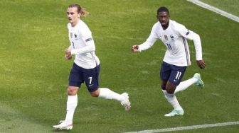 Hungaria vs Prancis Imbang 1-1, Gol Griezmann Selamatkan Les Bleus