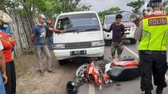 Ditabrak Mobil Carry, Risma Tewas Kecelakaan di Jalur Pantura Tuban