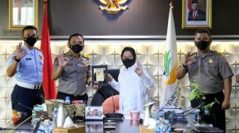 Di Depan Perwira Polri, Mensos Risma Sebut Pentingnya Kepemimpinan saat Pandemi Covid-19