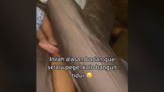 Gegara Posisi Tidur Anak dan Suami, Ibu Curhat Kebagian Kasur Cuma 2 Jengkal