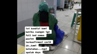 Ruang IGD Penuh Pasien Covid-19, Nakes Curhat: Kami Kelelahan