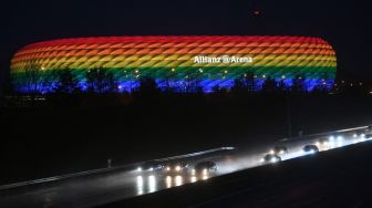 Bermuatan Politis, UEFA Larang Pelangi LGBT di Allianz Arena Saat Jerman vs Hungaria