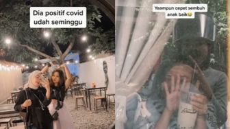 Momen Haru Jenguk Sahabat yang Positif Covid-19, Bertemu Lewat Kaca Jendela