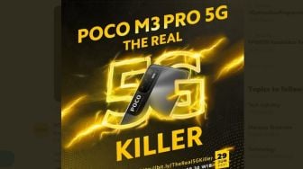 Sah! Poco M3 Pro 5G Masuk Indonesia Pekan Depan, Tantang Realme 8 5G