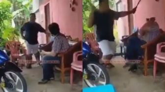 Viral Pria Ngamuk Ketahuan Curi Listrik, Ancam Petugas PLN Pakai Parang