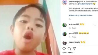 Bikin Ngakak, Lagu Bocah Bosan Sekolah Online: Gak Ada Uang Jajan, Gak Bisa Jalan-jalan