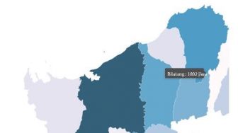 Peta: sebaran penduduk miskin di Bolmong