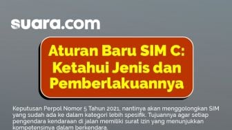 Penggolongan SIM C Menjadi 3 Tipe Akan Diterapkan Mulai Agustus