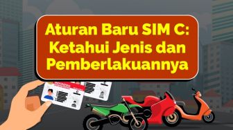 INFOGRAFIS : Aturan Baru SIM C: Ketahui Jenis dan Pemberlakuannya