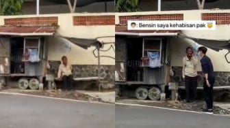 Viral Kisah Kakek Tolong Pemuda yang Kehabisan Bensin, Endingnya Mengharukan