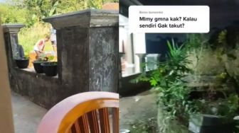 Buka Pintu Langsung Makam, Wanita Pemilik Rumah Ungkap Suasana saat Malam Hari