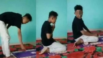 Viral ABG Salat Sambil Merokok, Kejadian Diduga di Makassar