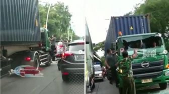 Polisi Tangkap Penganiaya Sopir Truk Kontainer di Jakarta Utara, Pelaku Pakai Pajero