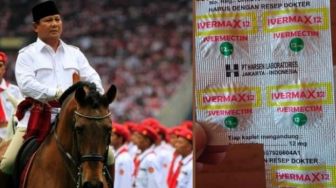 Lingkarang Gerindra Ngamuk Prabowo Disebut Pakai Obat COVID-19 Ivermectin