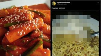 Pamer Makan Tteokbokki Goreng, Pas Dizoom Warganet Malah Syok Lihat Wujudnya