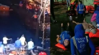 Korban Selamat KMP Yunicee Tenggelam Dievakuasi ke Pelabuhan Gilimanuk