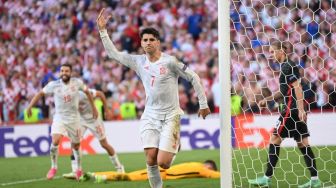 Gol Semata Wayang Alvaro Morata Antar Spanyol Ke Piala Dunia 2022