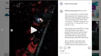 Video Mencekam Detik-detik KMP Yunice Tenggelam di Selat Bali