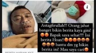 Kabar Hoaks Meninggal Dunia Beredar, Reaksi Anang Hermansyah Tak Terduga