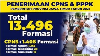 Segera Daftar, Penerimaan CPNS 2021 Pemprov Jatim Resmi Dibuka