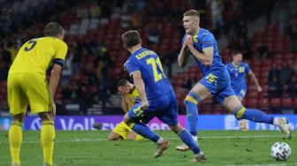 Dramatis! Kalahkan Swedia 2-1, Ukraina Tantang Inggris di Perempatfinal Euro 2020