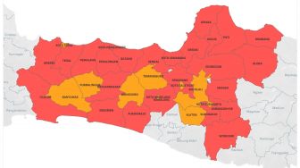 Semakin Parah, 25 Kabupaten/Kota di Jateng Berstatus Zona Merah