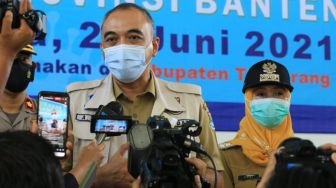 Vaksinasi di 73 Titik, Bupati Tangerang Target Vaksin 2 Juta Warga Hingga Akhir Tahun